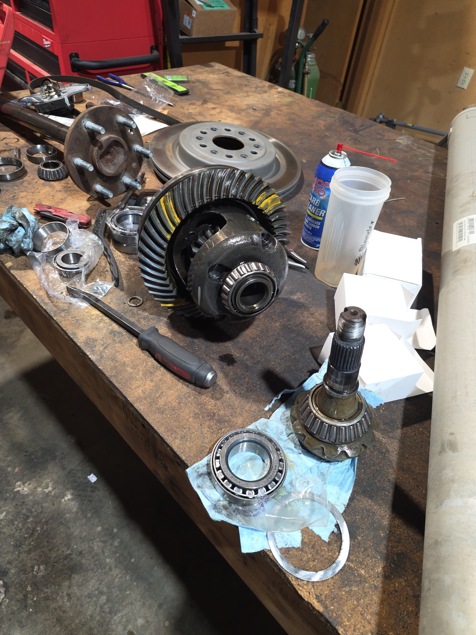 Differential rebuild on workbench